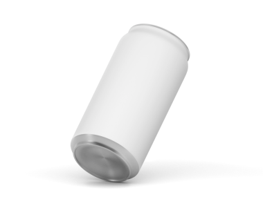 Alüminyum içecek modelleme yapabilir, şeffaf arkaplan