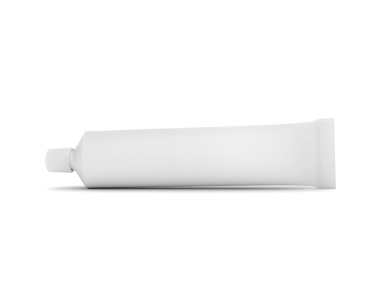 Diş macunu veya krem tüpü, şeffaf arkaplan