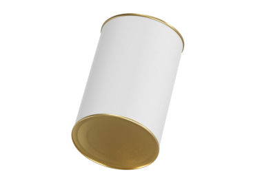 Boş etiketli yiyecek kutusu, şeffaf arkaplan