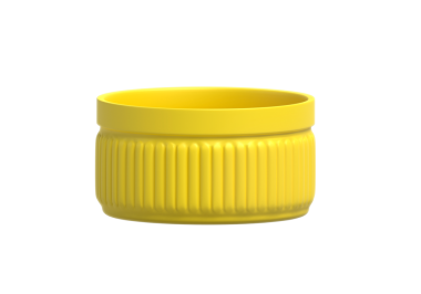 Sarı plastik kapaklar, şeffaf arkaplan