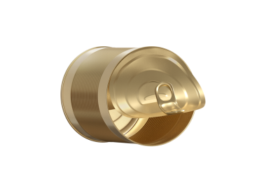 teneke kutu, açık kilitli kapak, şeffaf arkaplan