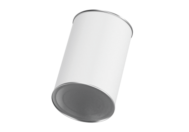 Boş etiketli yiyecek kutusu, şeffaf arkaplan