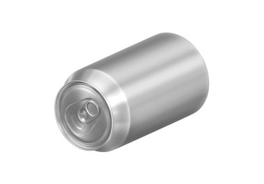 alüminyum kutu beyaz arkaplanda izole edilebilir