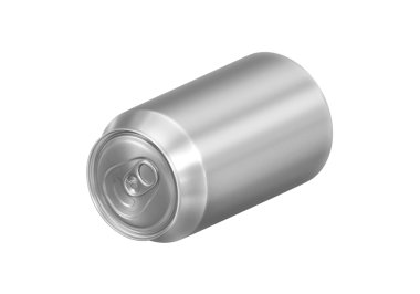 Alüminyum kutu, şeffaf arkaplan