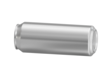 500 ml temiz alüminyum içecek, soda kutusu, şeffaf arka plan.