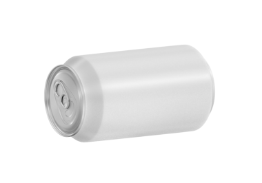 Alüminyum teneke ya da soda kutusu, şeffaf arkaplan