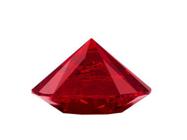 Kırmızı göz kamaştırıcı elmas yüksek kalite, şeffaf arkaplan
