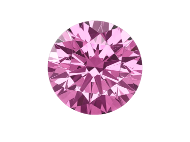 Pembe pırlanta parlak taşlar, şeffaf arkaplan