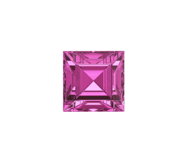 Pembe pırlanta parlak taşlar, şeffaf arkaplan