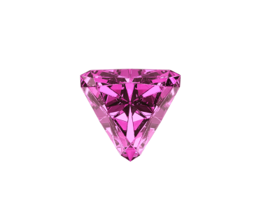 Pembe pırlanta parlak taşlar, şeffaf arkaplan