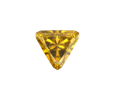 Sarı Elmas Gemstone, yüksek kalite, şeffaf arkaplan