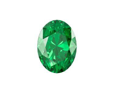 Yeşil Elmas Gemstone, yüksek kalite, şeffaf arkaplan