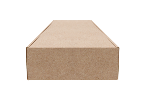 Kahverengi karton kutu, şeffaf arkaplan