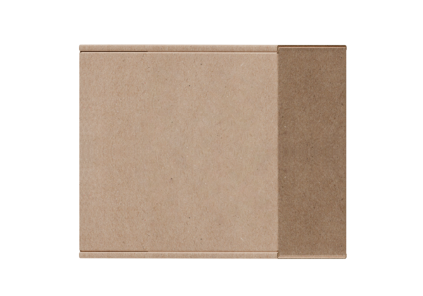 Kahverengi karton kutu, şeffaf arkaplan