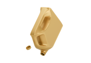 Açık kahverengi yakıt deposu, şeffaf arkaplan