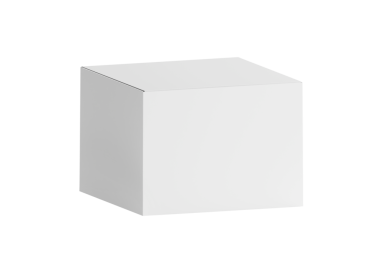 Yüksek kaliteli beyaz karton kutu, şeffaf arkaplan