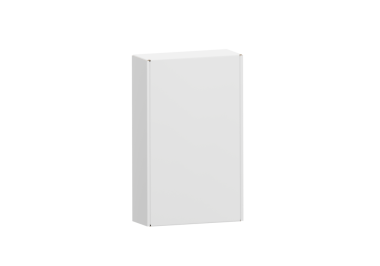 Beyaz karton kutu, şeffaf arkaplan