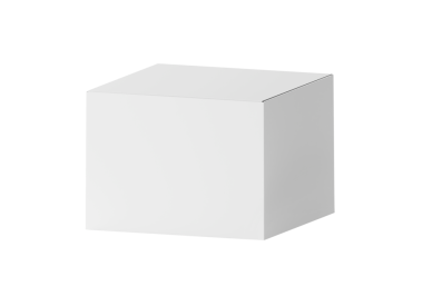 Yüksek kaliteli beyaz karton kutu, şeffaf arkaplan