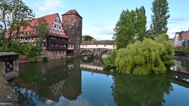 Norimberga Germania Agosto 2023 Incredibile Filmato Con Immagine Iconica Dell — Video Stock