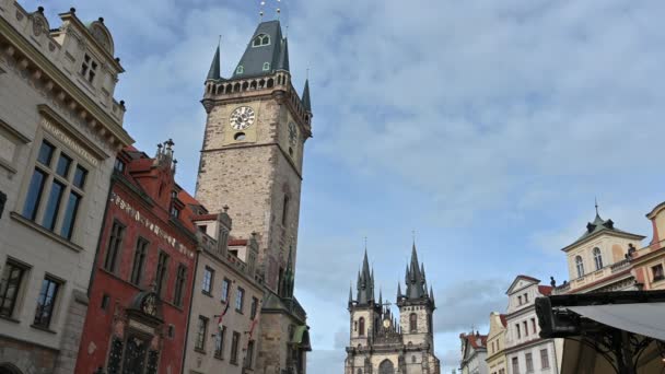 Prague République Tchèque Août 2023 Vue Carte Postale Dans Cette — Video