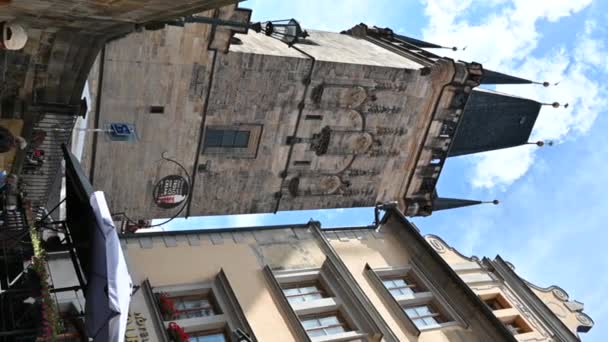 Prague République Tchèque Août 2023 Belles Images Format Vertical Tour — Video