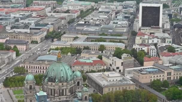 Berlino Germania Agosto 2023 Bella Vista Aerea Della Cattedrale Spicca — Video Stock