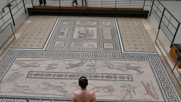 Berlin Niemcy Sierpnia 2023 Nagranie Bramy Targowej Miletus Muzeum Pergamon — Wideo stockowe