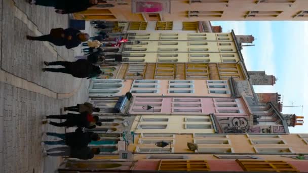 Лион Франция Декабря 2023 Года Захватывающие Вертикальные Кадры Видом Самую — стоковое видео
