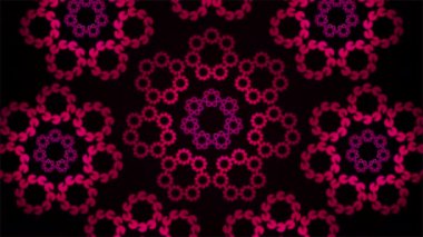 Yayınlanan Yüksek Teknoloji Aydınlatılmış HUD Çiçek Örnekleri, Magenta, Olaylar, 3D, Döngü, 4K