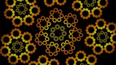 Yayın Yüksek Teknolojili Işıklandırılmış Çiçek Örnekleri, Altın, Olaylar, 3D, Döngülenebilir, 4K