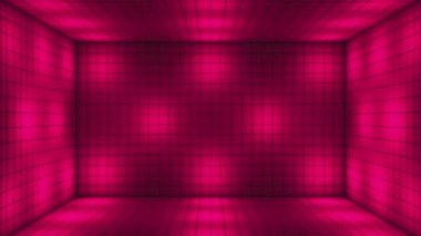 Yayın Hi-Tech Alternatif Işıklandırılmış Küpler Odası Sahnesi, Magenta, Olaylar, 3D, Döngü, 4K