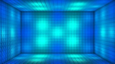 Pulsating Hi-Tech yanıp sönen Küp Odası Sahnesi, Çoklu Renk, Olaylar, 3D, Döngü, 4K