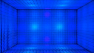 Pulsating Hi-Tech yanıp sönen Küp Odası Sahnesi, Çoklu Renk, Olaylar, 3D, Döngü, 4K