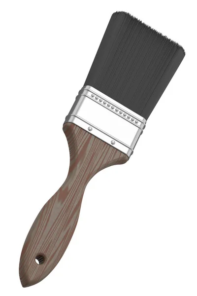 Paint Bristle Brush Repair Work Construction Isolated White Background Render — Stock Photo, Image
