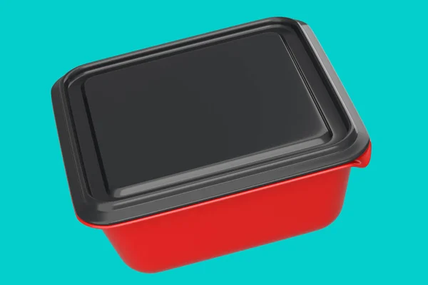 Lebensmittelbehälter Aus Kunststoff Zur Aufbewahrung Von Geschirr Produktschale Isoliert Auf — Stockfoto