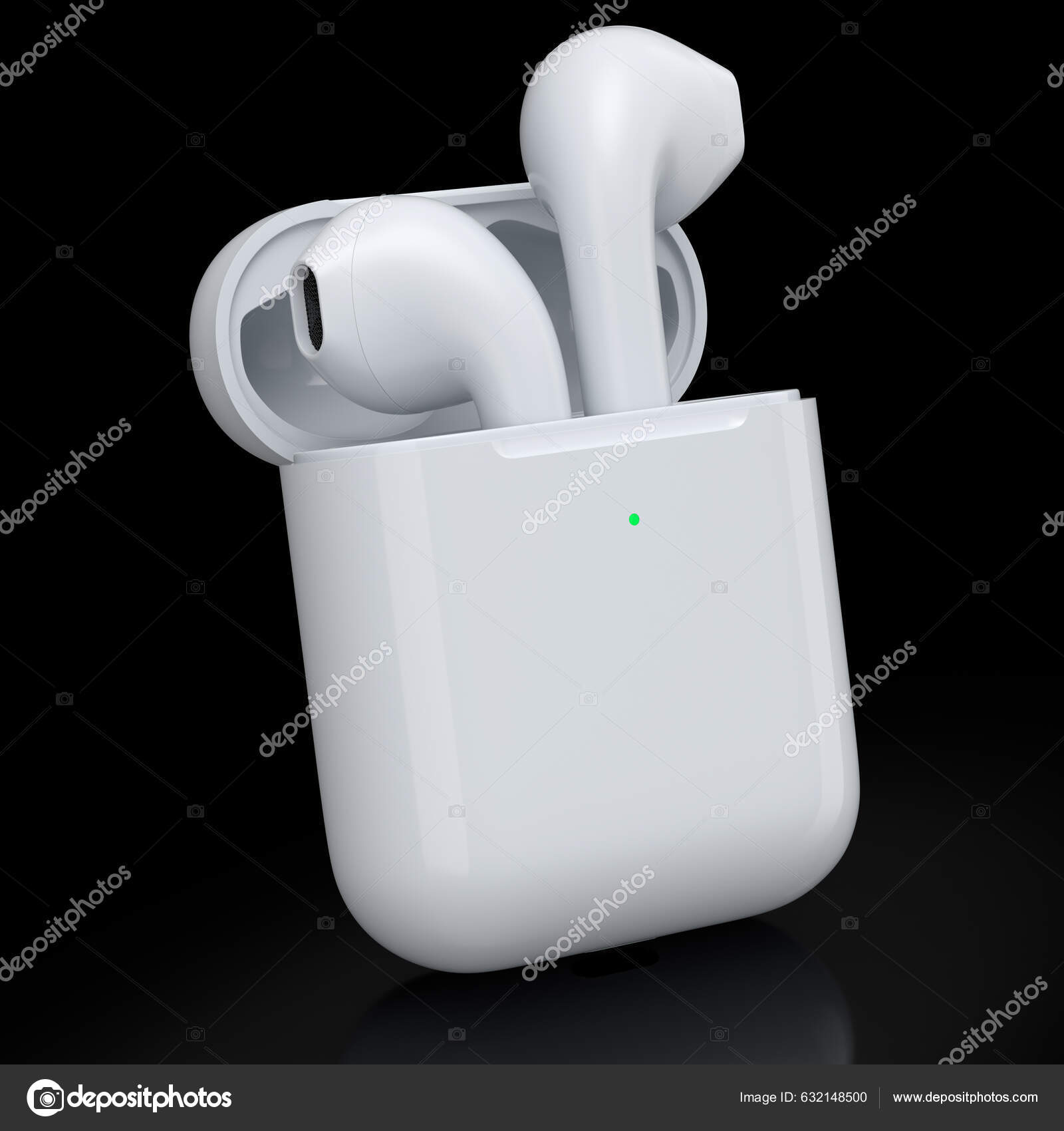 Fones de Ouvido Bluetooth - s/fio - Caixa Apple - Pretos