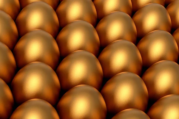 농장의 유기농 금알들 추상적 부활절 프라이데이 럭셔리 권력의 렌더링 — 스톡 사진