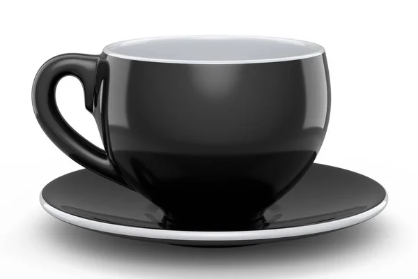Keramische Kaffeetasse Mit Deckel Für Cappuccino American Espresso Mokka Latte — Stockfoto