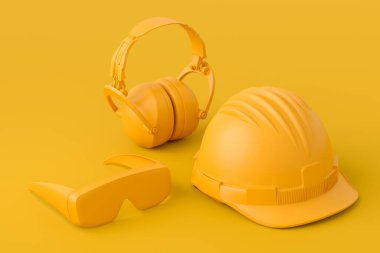 Çok renkli arka planda onarım ve kurulum için monokrom inşaat araçlarının izole görüntüsü. Tesisatçı ya da tamirci için 3D tasvir ve hizmet afişi