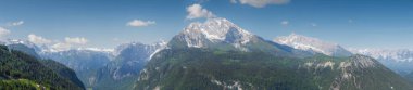 Beautiful view of Watzmann mountain near Konigssee lake in Berchtesgaden National Park, Upper Bavarian Alps, Germany, Europe. Beauty of nature concept background. clipart