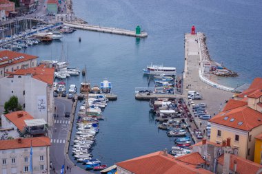 Piran Mandrac, hava manzaralı, Slovenya