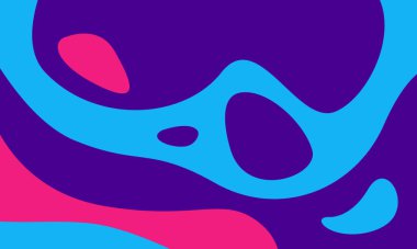 Abstract wavy background template with vibrant color. This's good for banner