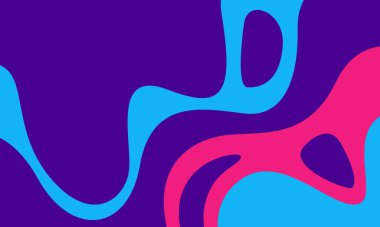 Abstract wavy background template with vibrant color. This's good for banner