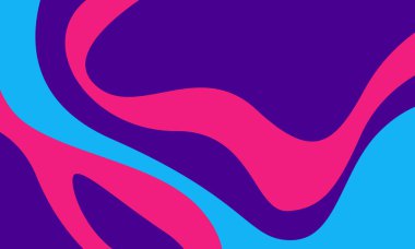 Abstract wavy background template with vibrant color. This's good for banner