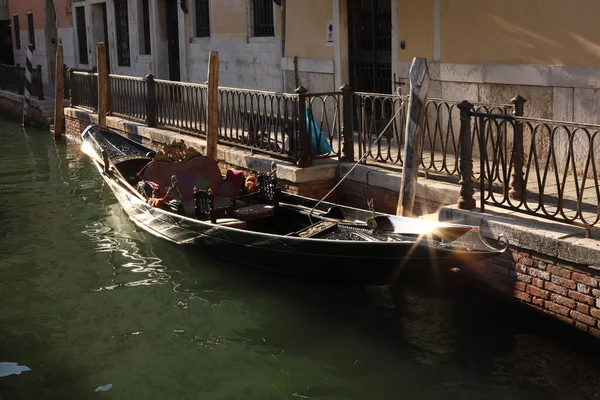 Voyage Gondole Sur Grand Canal Italie Venise Septembre 2022 — Photo