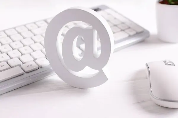 Mail Icon Email Symbol Mailing Address Stockbild