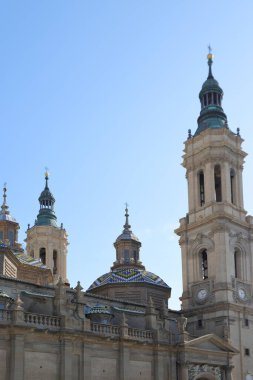 Nuesrta senora del Pilar Katedrali, Zaragoza, İspanya, Nisan 2023