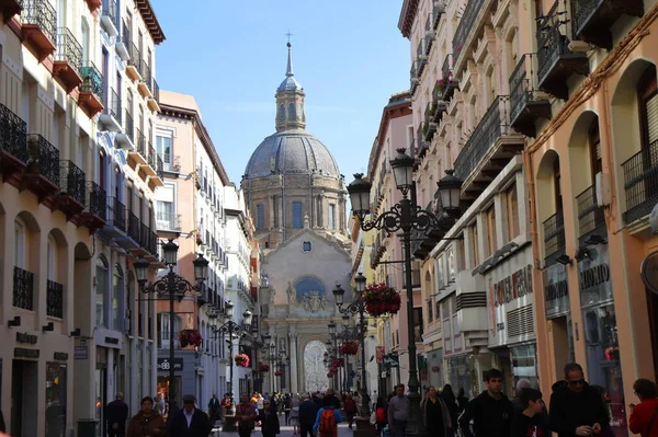 stock image Nuesrta senora del Pilar Cathedral, Zaragoza, Spain, April of 2023