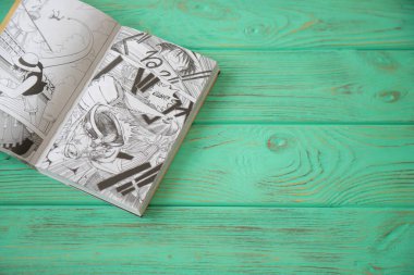 Bir parça manga, Asya çizgi romanı, Vitoria, İspanya, 10 Nisan 2023