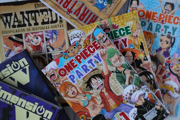 Pohádkový Ocas Jeden Kus Rozměr Manga Japonské Komiksy Španělsko Vitoria Stock Fotografie